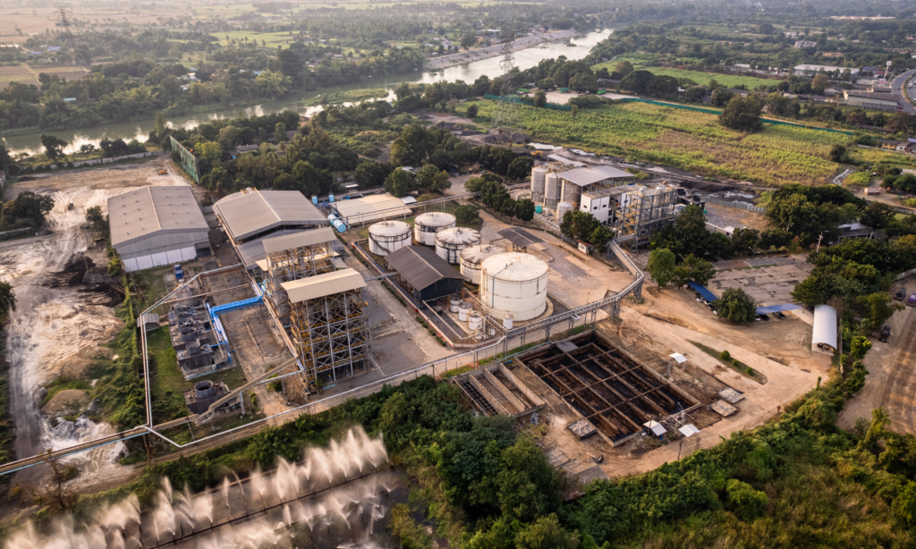 image of an electrochemical equipment plant